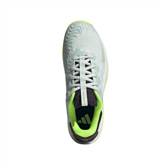 NEW ADIDAS men's solematch control shoes in white/crystal jade - Picture 3 of 4